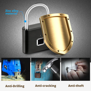 taglox smart padlock with biometric fingerprint no bluetooth no app