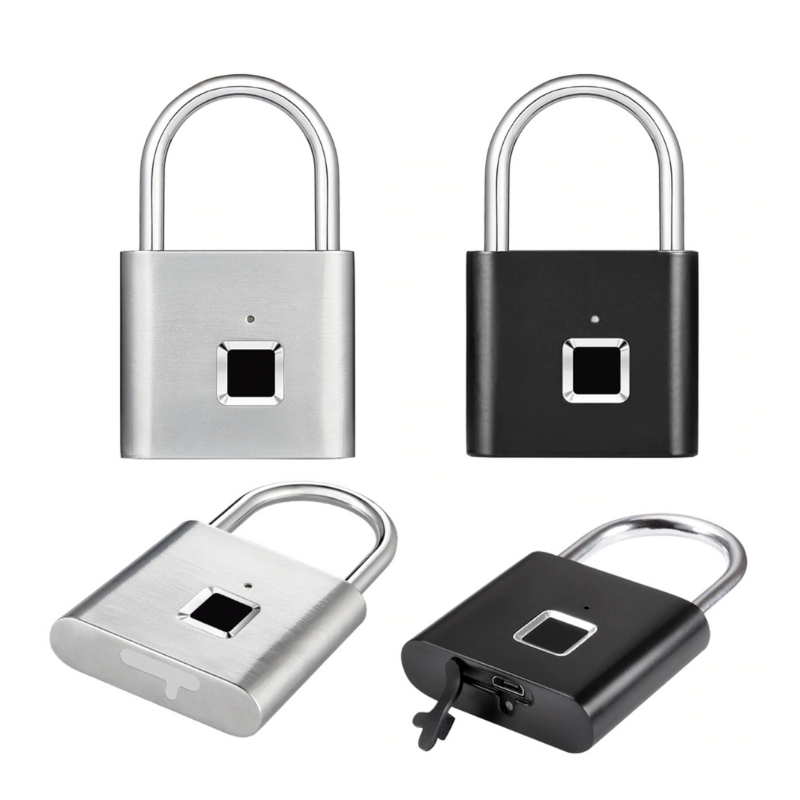 taglox smart padlock with biometric fingerprint no bluetooth no app