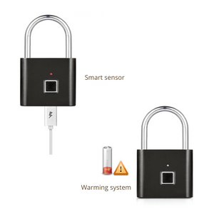 taglox smart padlock with biometric fingerprint no bluetooth no app